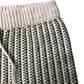 Boys Waffle Knit Shorts 7-8 Years Casual Lightweight Green Beige