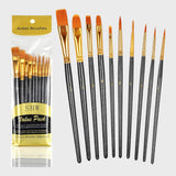 10 Piece Artist Brush Set