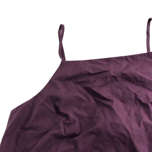 River Island Petite Purple Poplin Cami Top - Size 12