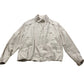 Neutral Cropped Boucle Bomber Jacket Size S