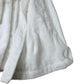 White Short Robe Soft Cotton Bath Robe Women's Loungewear Size M