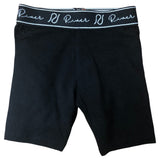 River Island Black Baby Shorts 6-9 Months Cotton Stretch Comfortable