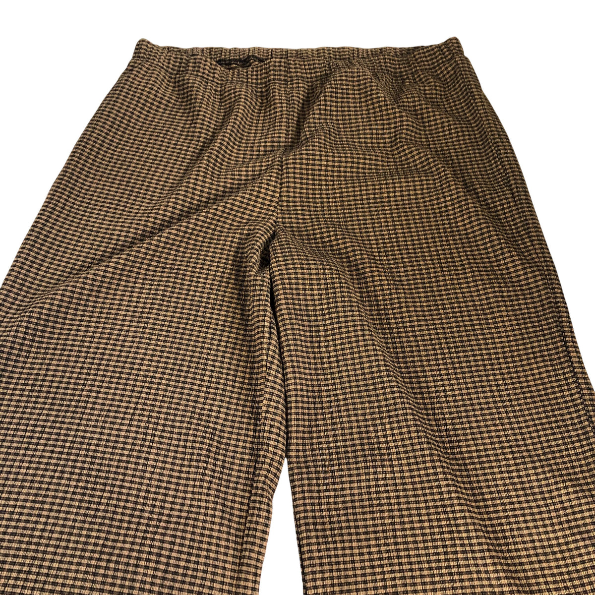 River Island Women's Trousers Houndstooth Pattern Stretch Waist