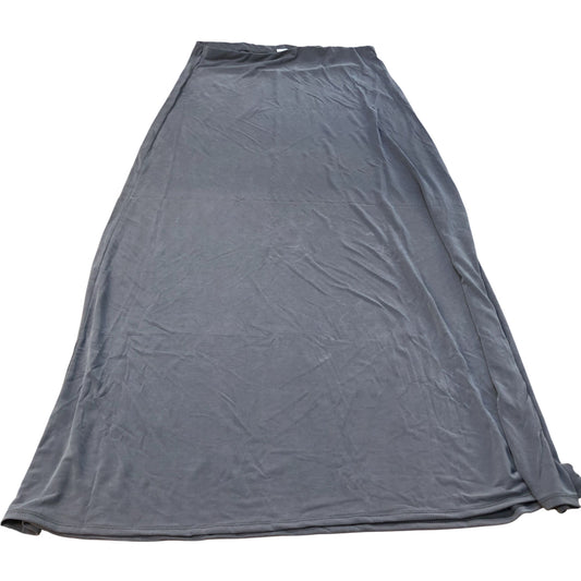 Long Maxi Skirt UK Size 16 Women's Grey Modal Blend Casual Wear