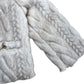 River Island Girls Cream Faux Fur Coat
