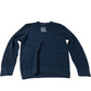 River Island Relaxed Fit Sweater Size M Men's Dark Navy Cotton Blend Knit