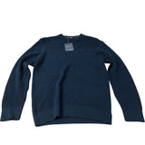 River Island Relaxed Fit Sweater Size M Men's Dark Navy Cotton Blend Knit