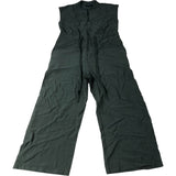 Branded Petite Jumpsuit UK10 Women's Olive Green Zip Up Sleeveless