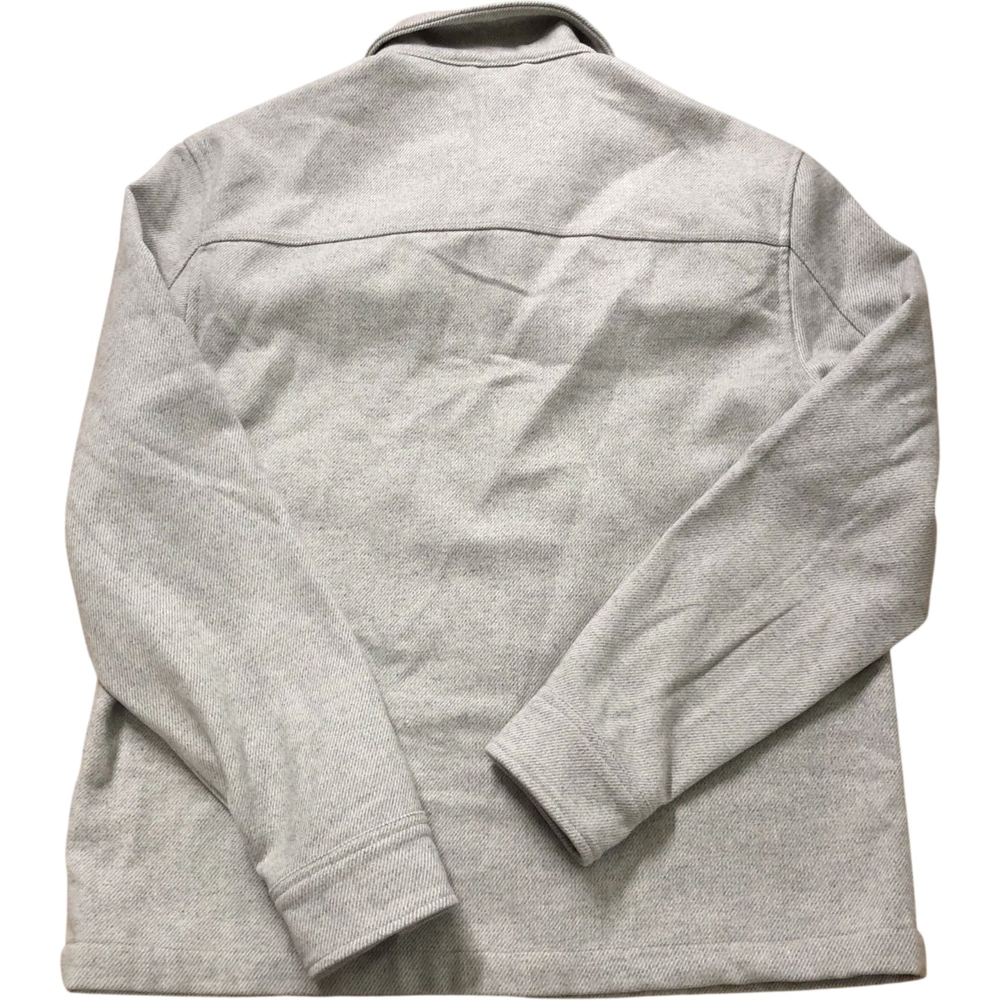 River Island Men's Casual Zip Jacket Grey Size M Wool Blend