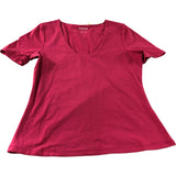 Boden Pink Round Scoop T-Shirt - Size 12