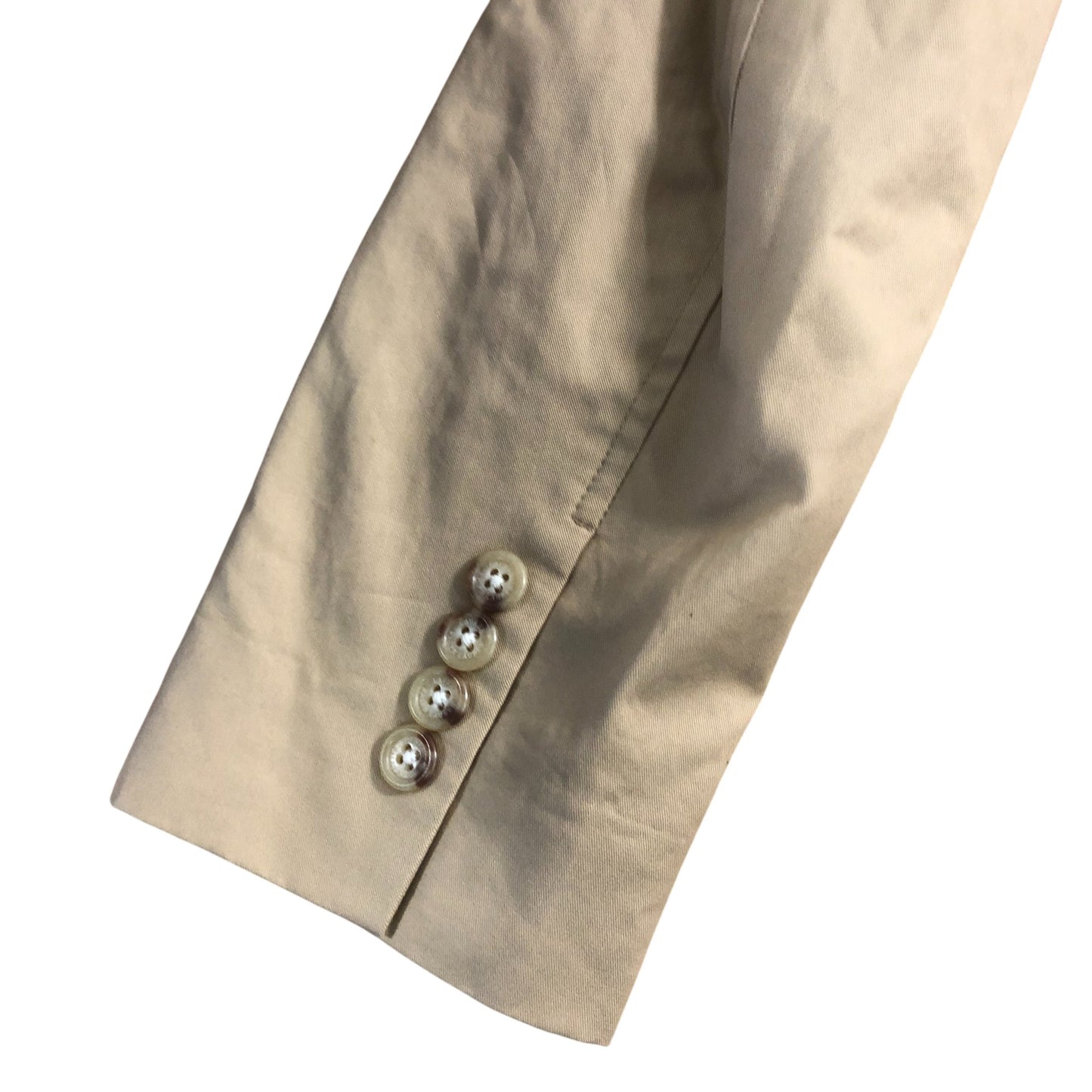 Lauren Ralph Lauren Blazer UK10 Women's Beige Tailored Button Up Jacket