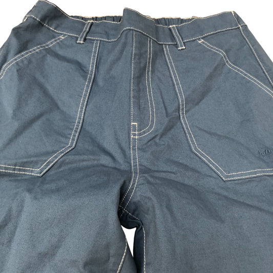 Weird Fish China Blue Trousers 98% Organic Cotton 2% Elastane Men's Size 12
