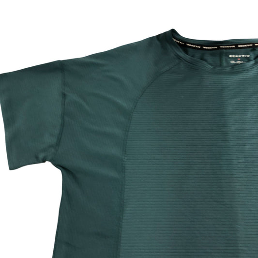 Men's T-Shirt Size Medium Green Short Sleeve Activewear Lightweight Sports Top