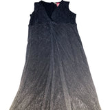 Evening Dress Women's Sleeveless Blue Shimmer Maxi Formal UK18