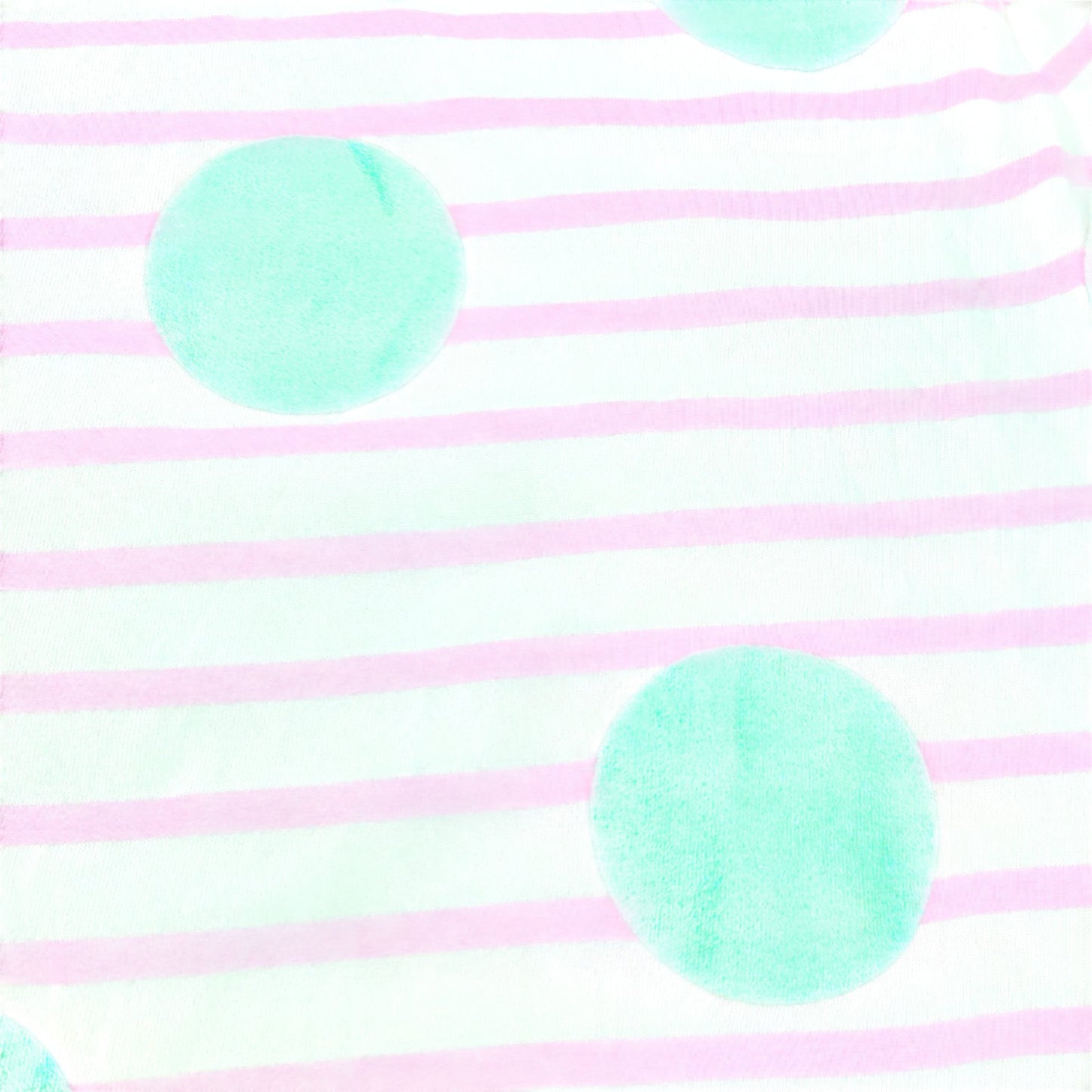 Boden Pink Stripe Green Circle Long Sleeve Top - Size 12