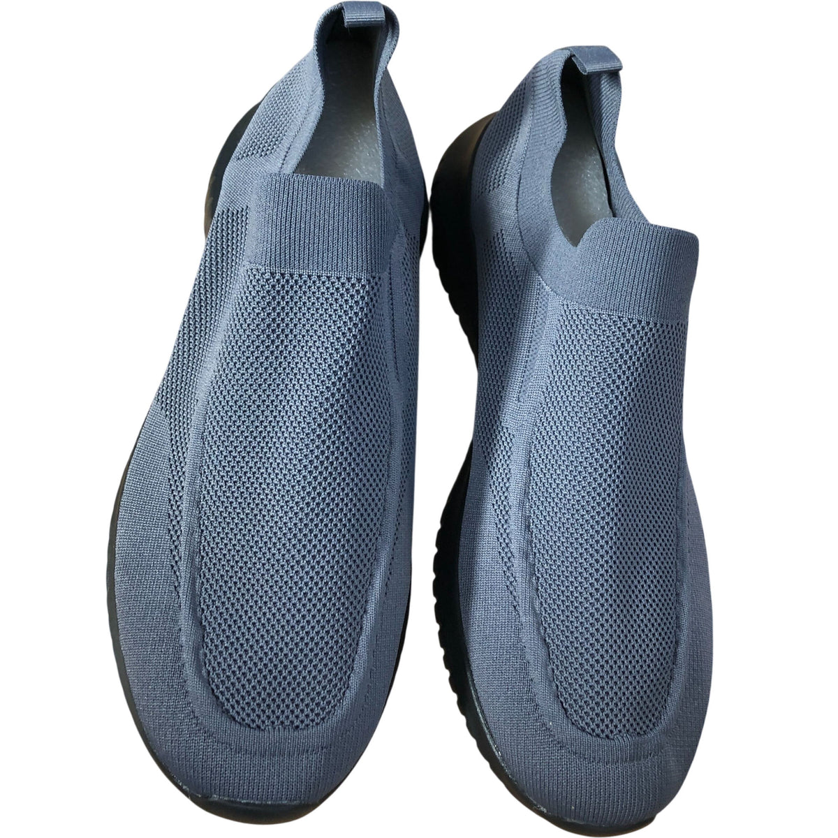 Slip On Sneakers Grey Mesh Casual Shoes  UK11.5