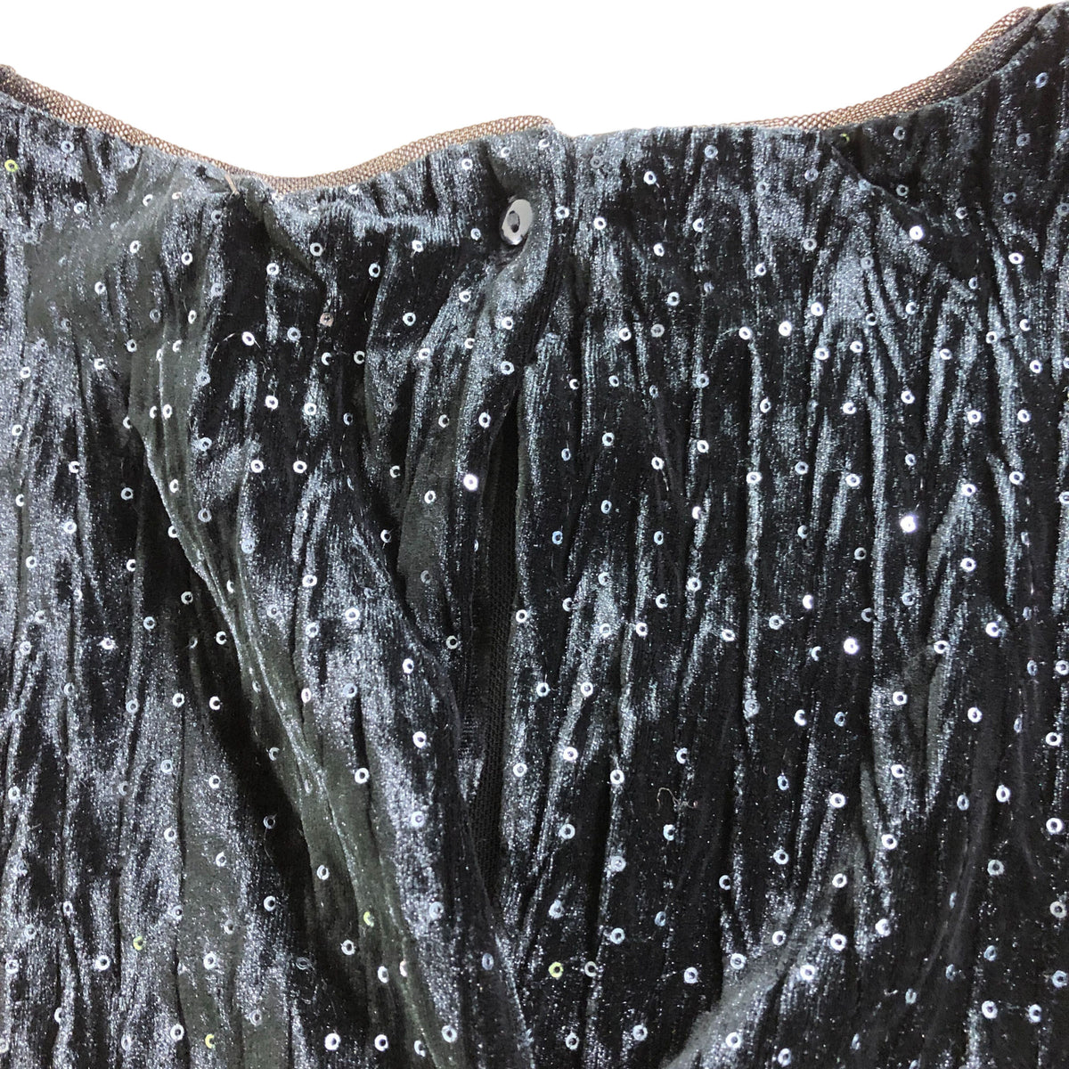 Zara Black Velvet Sequin Jumpsuit 8-9 Years