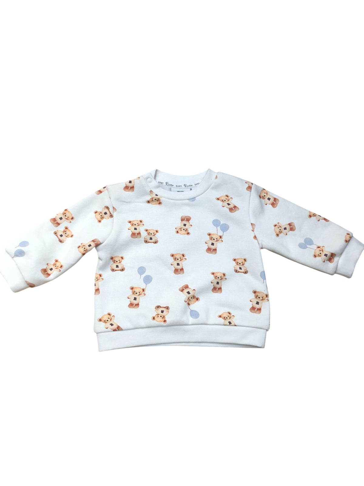 River Island Baby River Bear Print Outfit Set 0-3 Months