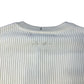 River Island Crew Neck Sweater Ecru Unisex Cream Ribbed Knit Long Sleeve Medium
