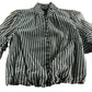 Branded Khaki Spotted Cropped Blouse Size 8-10