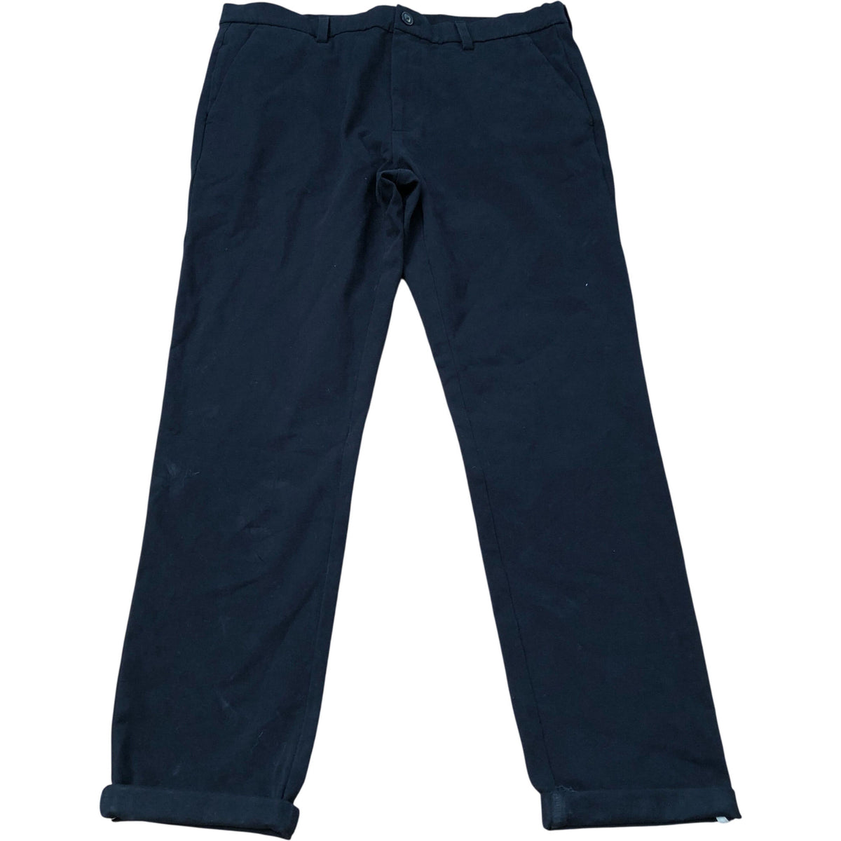 Black Four Way Stretch Skinny Fit Trousers 34x31
