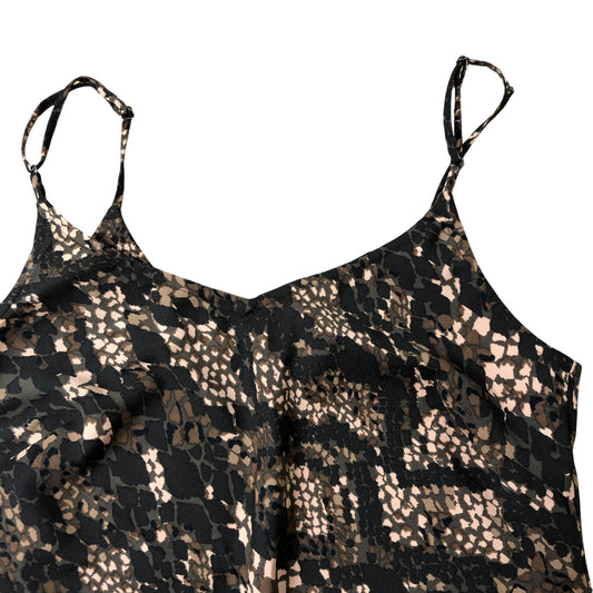 Women's  Sienna Midaxi Slip Dress UK12 Brown Animal Print