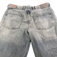 River Island Straight Leg Jeans W34 L32 Men's Light Wash Blue Denim