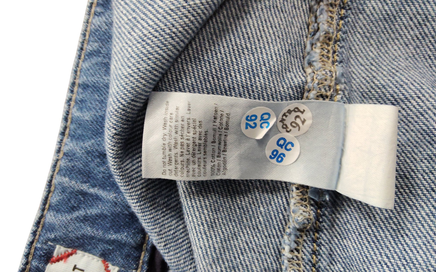 River Island Denim Shorts UK18 Women's Casual Blue High Waist Classic Style