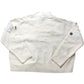 River Island Women’s Cream Sweater Size M Sequinned White Wool Blend Jumper