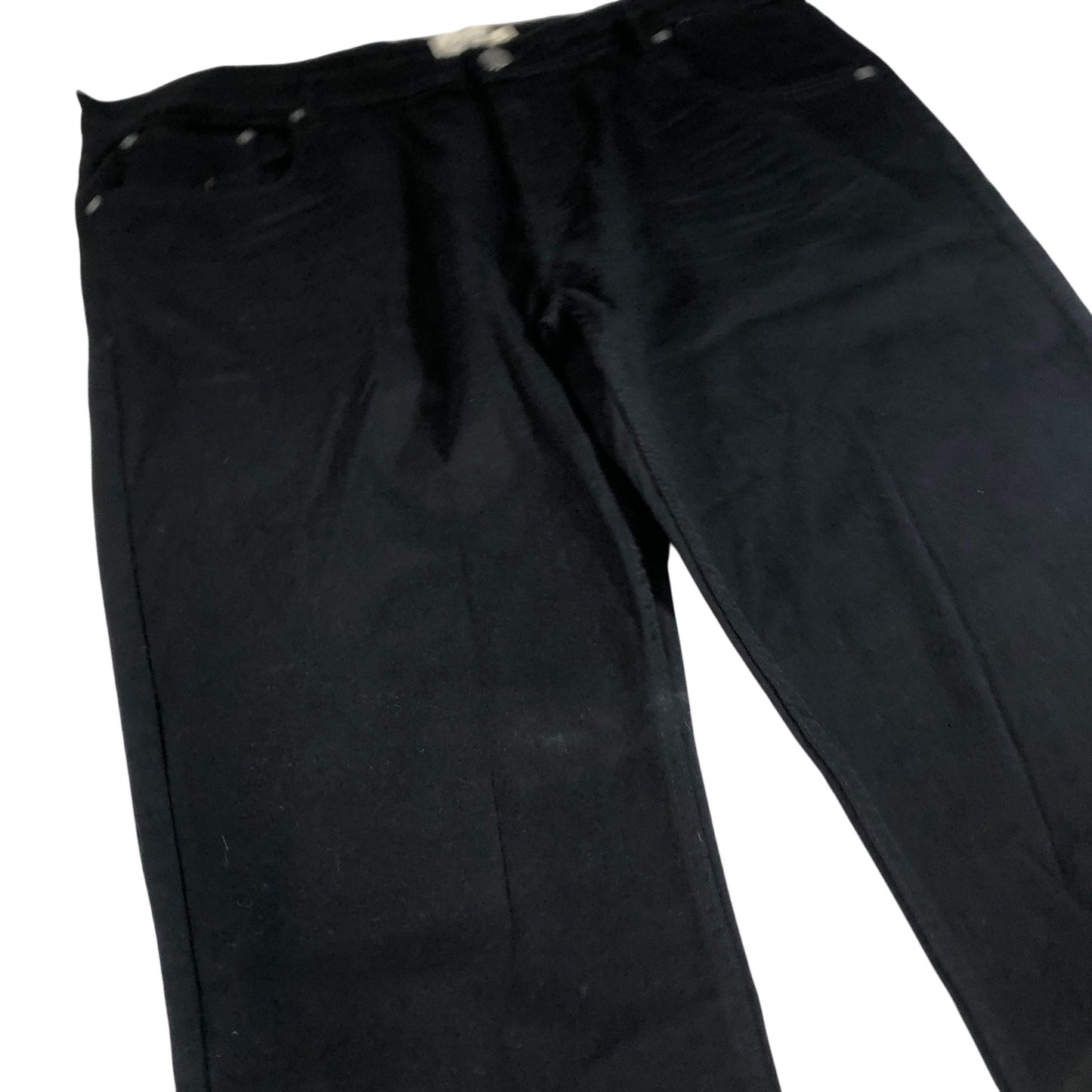 Onfire W40 L30 Men's Black Cotton Stretch Trousers Classic Fit Easy Care