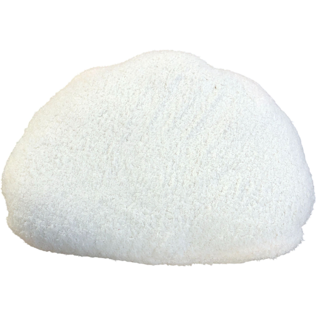 Small Seashell Throw Pillow Soft Plush White 34x27cm