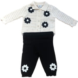 River Island Baby Cardigan And Leggings Set Size 0-3 Months Floral Design