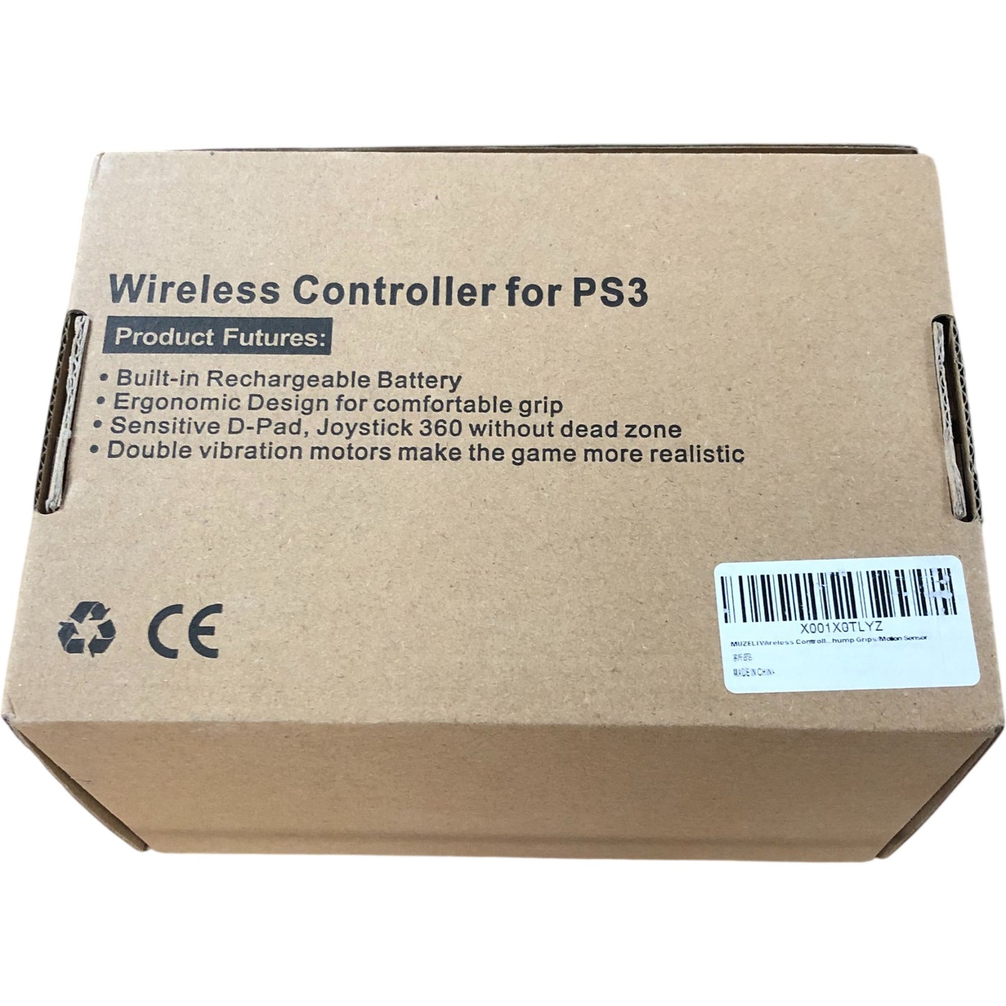 Wireless PS3 Controllers Ergonomic Design Rechargeable Battery Joystick 360
