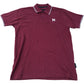 Henleys Pro DLX Maroon Polo Shirt Size L