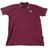 Henleys Pro DLX Maroon Polo Shirt Size L