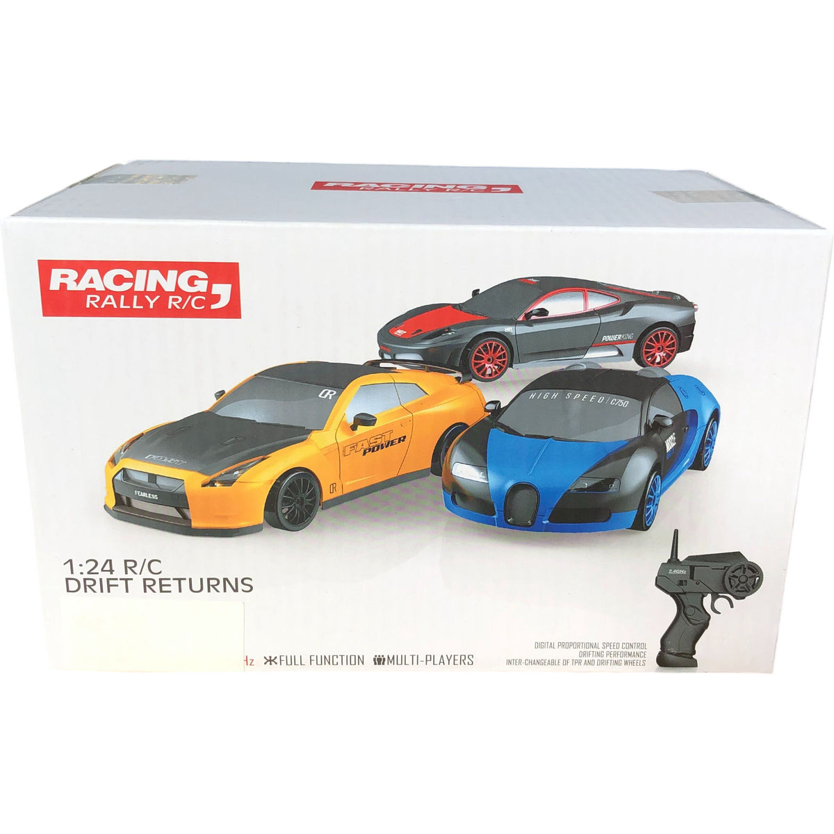 Remote Control Drift Sport Car 4WD 1:24 RTR Yellow