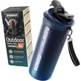 BACHGOLD Outdoor Wasserfilter XL Selfpress Portable Water Filter Clean Water