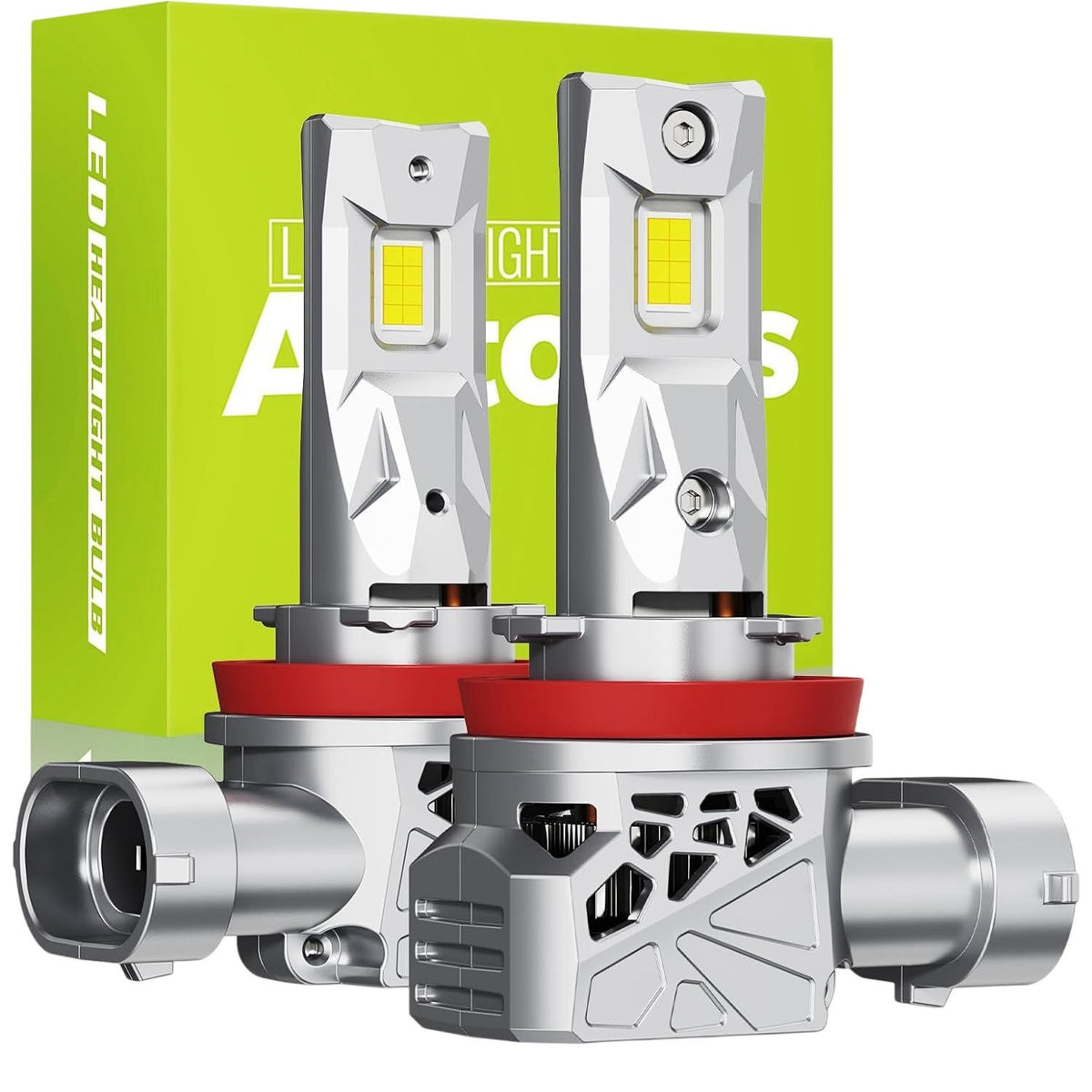 Autoyes LED Headlight Bulb H11 H9 Pack of 2 High Brightness Plug and Play