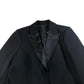 River Island Women's Black Blazer Tailored Satin Lapel Smart Jacket UK16