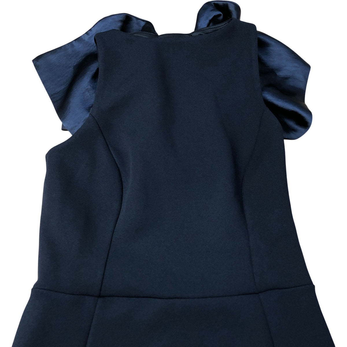 River Island Navy Evening Dress Satin Bow Detail