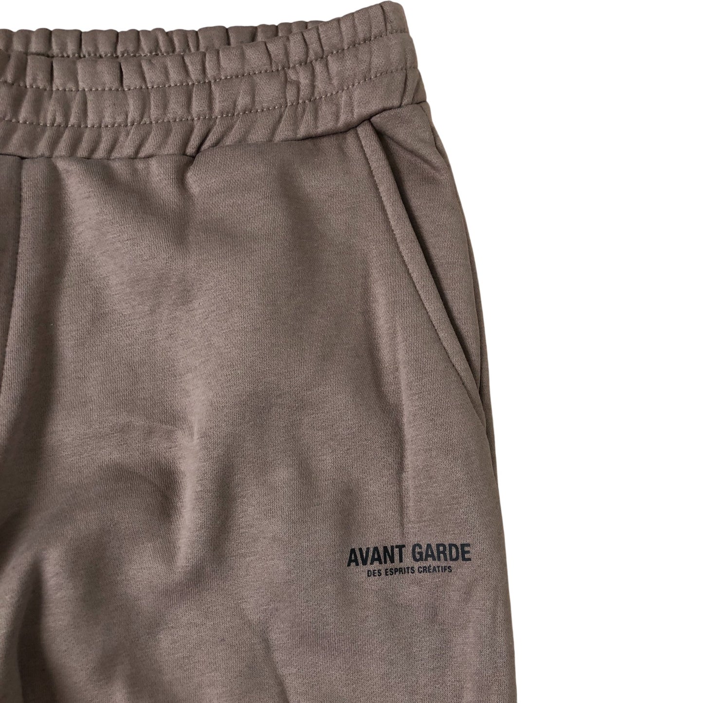 Avant Garde Creative Straight Leg Joggers XXL Men's Mink Casual Trousers