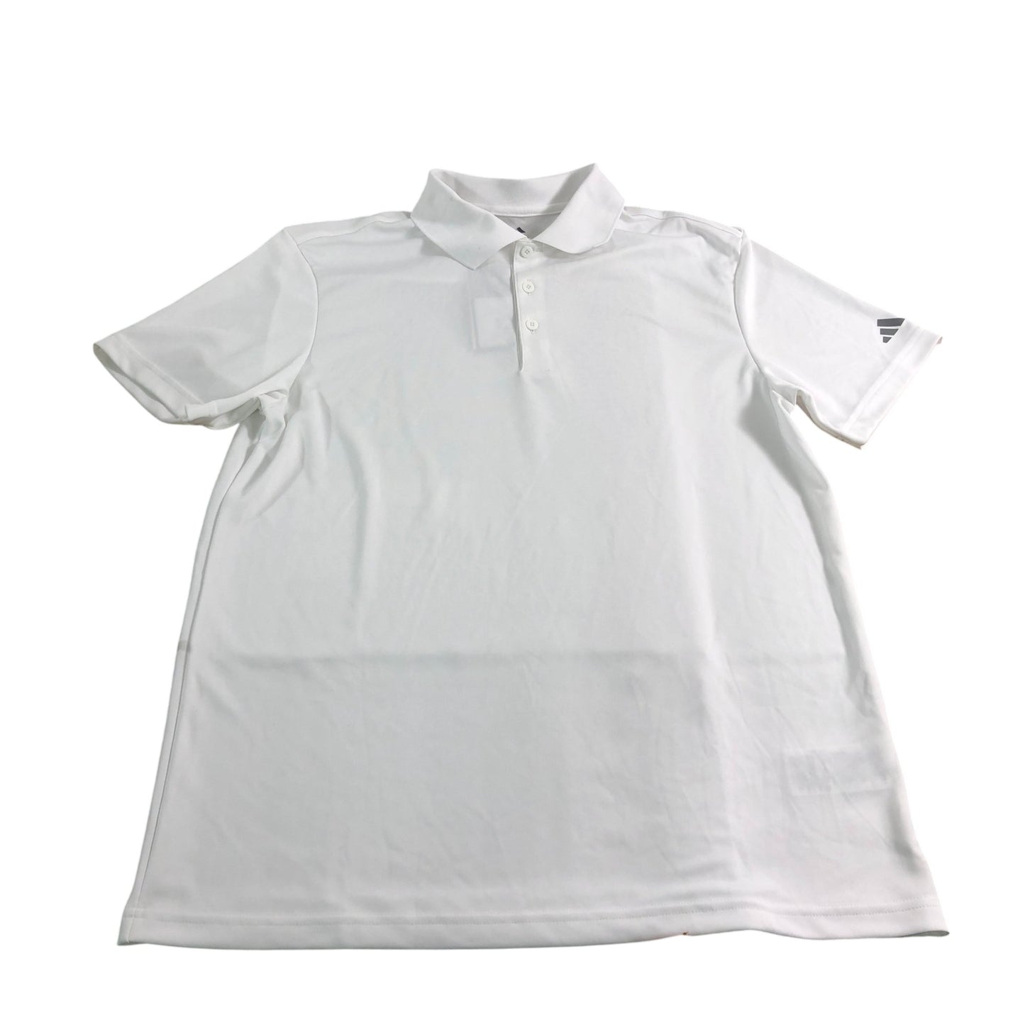 Adidas Performance Polo Shirt Medium Men's White Short Sleeve Athletic Top