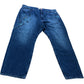 Embroidered Boyfriend Jeans Size 22 Women's Mid Denim