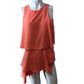 River Island Coral Garden Bodysuit Size 12 Women's Sleeveless Layered Style
