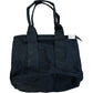 Aucuu Canvas Tote Bag Reusable Black 100% Cotton