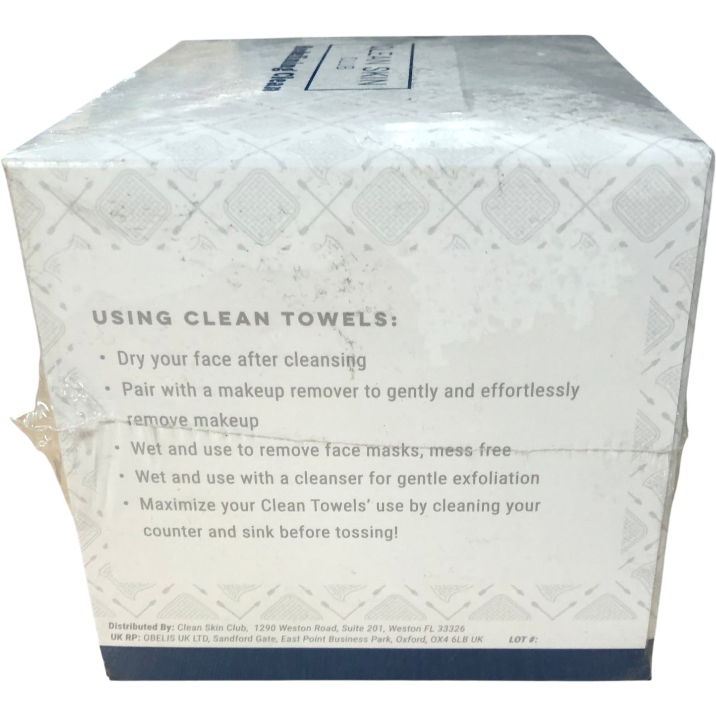 CLEAN SKIN CLUB Clean Towels XL 50 Count Ultra Soft Disposable Facial Towels
