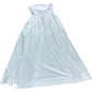 Strapless White Jersey Beach Dress Size S Women's