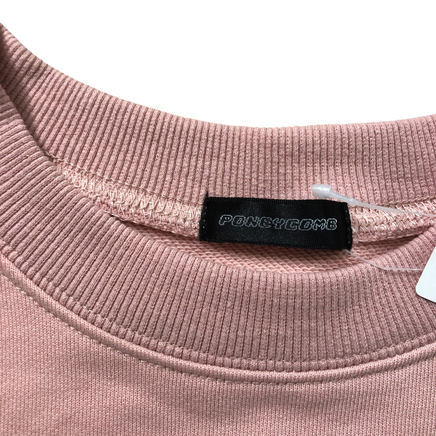 Poneycomb Cropped Sweatshirt Pink Bambi Thumper Women Free One Size