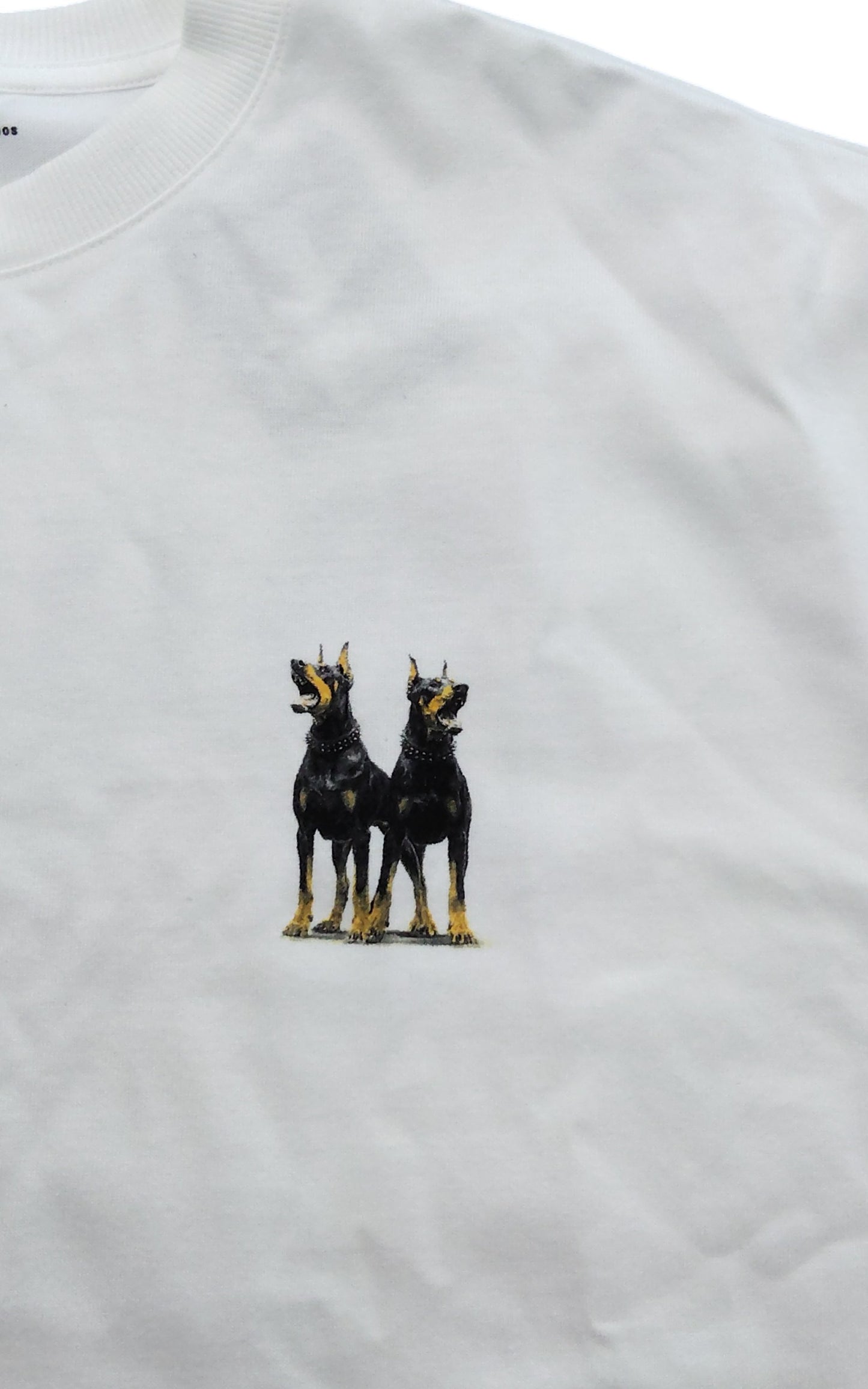 River Island Modern Revival T-Shirt UK M Men's White Cotton Graphic Tee