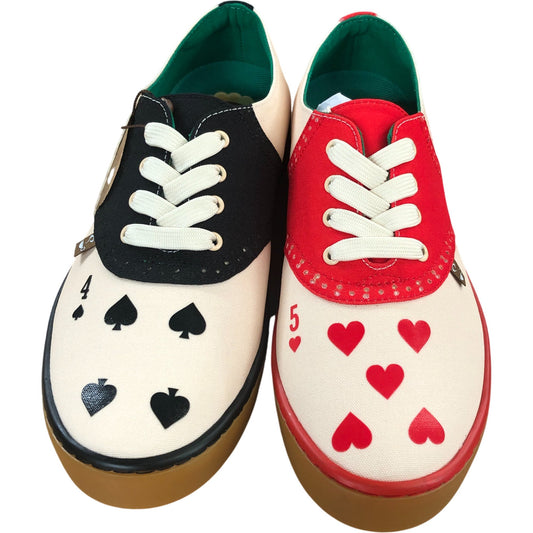 Hot Chocolate Poker Design Size UK 4 Red Black Card Game Trainers